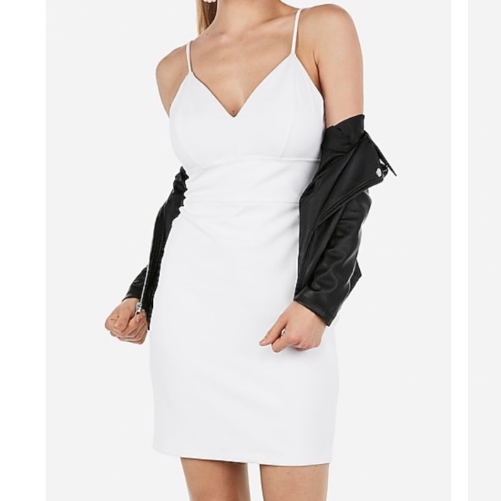 Express | White Sheath Dress | Size M